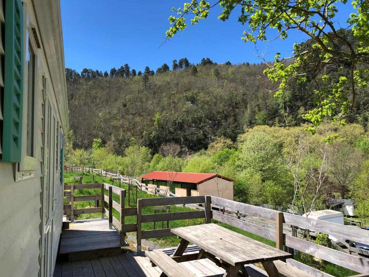Camping La Bernede Rennes-les-Bains Exterior foto